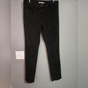 Levi's Women's 312 Slim Black Jeans Size 30x24